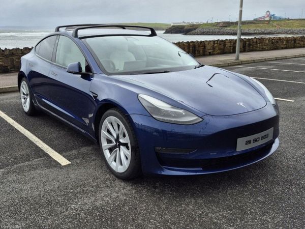 Tesla Model 3 Saloon, Electric, 2021, Blue