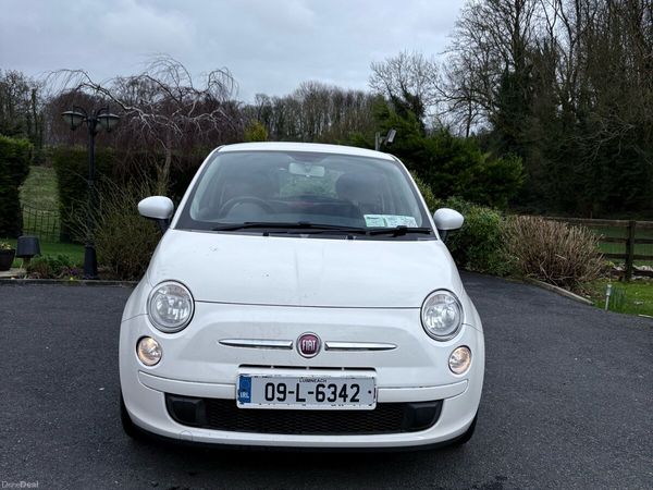 Fiat 500 Hatchback, Petrol, 2009, White