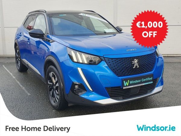 Peugeot 2008 MPV, Electric, 2022, Blue