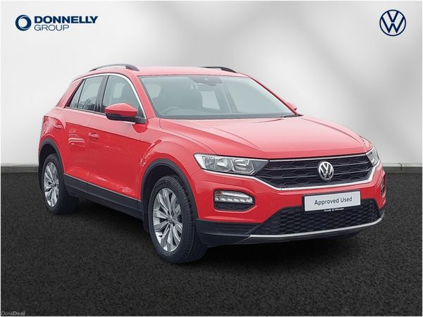Volkswagen T-Roc Hatchback, Petrol, 2018, Red
