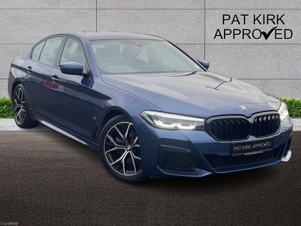 BMW 5-Series Saloon, Diesel, 2023, Blue