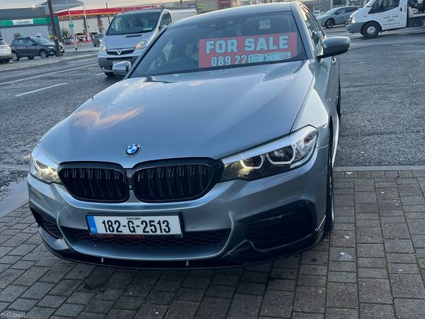 BMW 5-Series Saloon, Diesel, 2018, Blue
