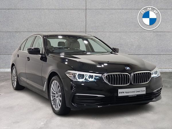 BMW 5-Series Saloon, Petrol Plug-in Hybrid, 2020, Black