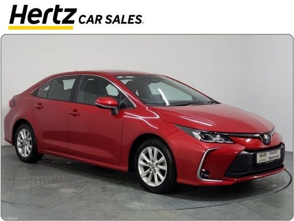 Toyota Corolla Saloon, Petrol Hybrid, 2023, Red