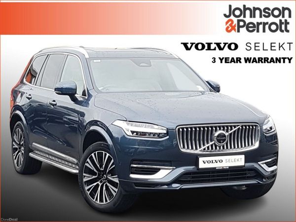 Volvo XC90 SUV, Petrol Plug-in Hybrid, 2024, Blue