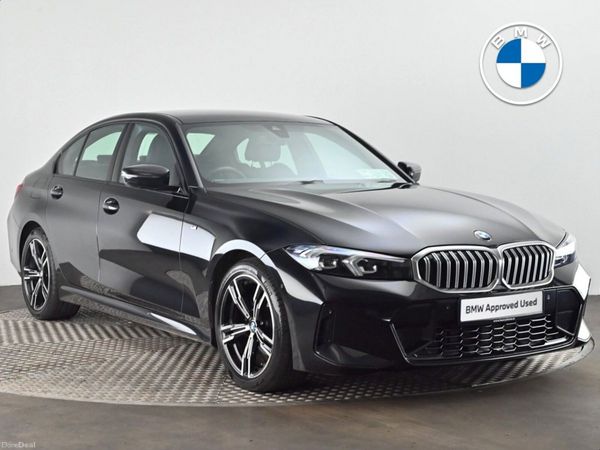 BMW 3-Series Saloon, Diesel Hybrid, 2024, Black