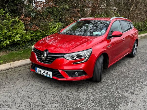 Renault Megane Estate, Diesel, 2018, Red