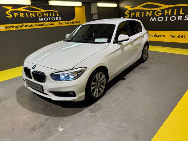 BMW 1-Series Hatchback, Diesel, 2017, White