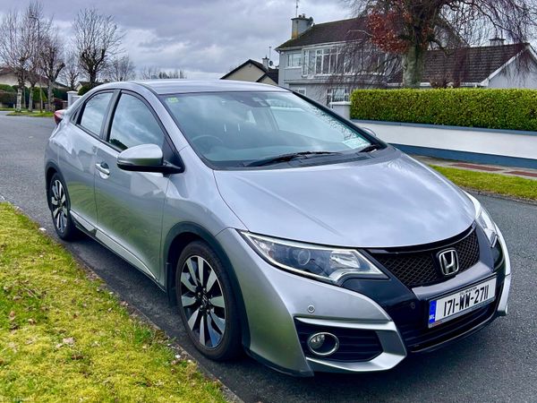 Honda Civic Hatchback, Petrol, 2017, Silver