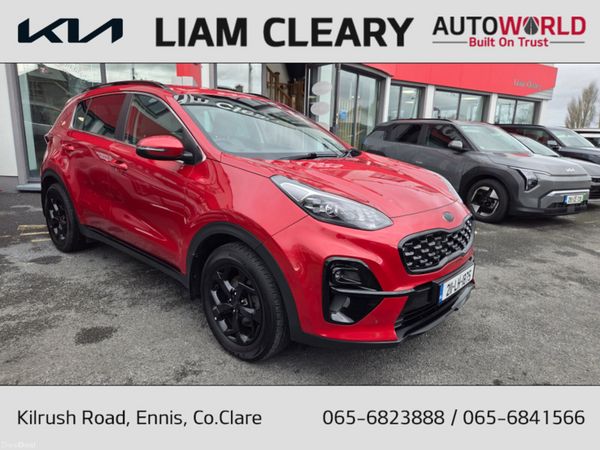 Kia Sportage MPV, Diesel Hybrid, 2021, Red