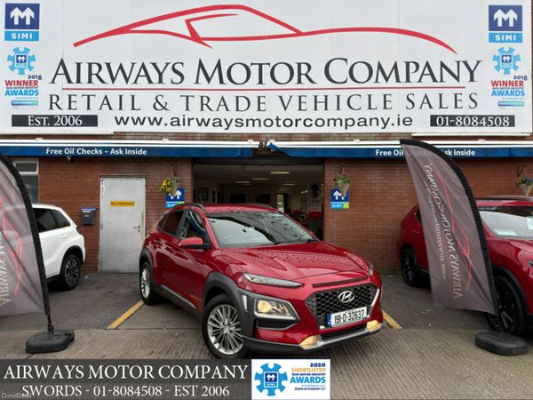 Hyundai KONA MPV, Petrol, 2019, Red