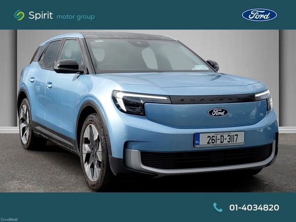 Ford Explorer SUV, Electric, 2026, Blue