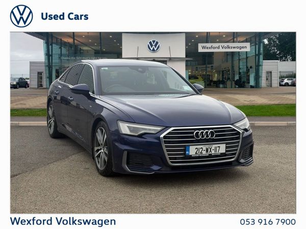 Audi A6 Saloon, Diesel, 2021, Blue
