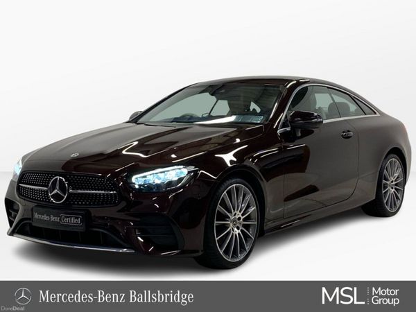 Mercedes-Benz E-Class Coupe, Diesel, 2023, Red
