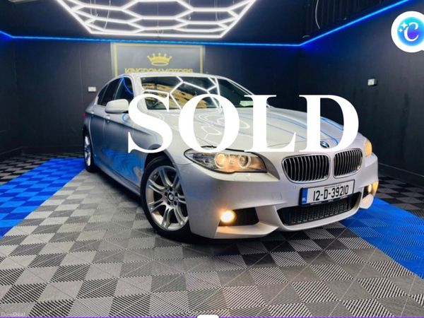 BMW 5-Series Saloon, Diesel, 2012, Silver
