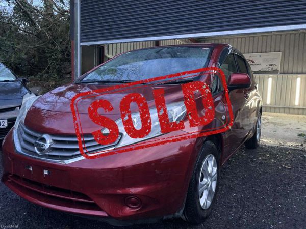 Nissan Note Hatchback, Petrol, 2013, Red