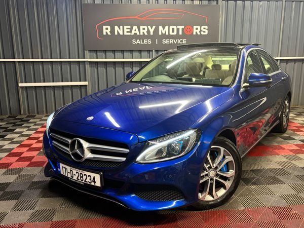 Mercedes-Benz C-Class Saloon, Diesel, 2017, Blue