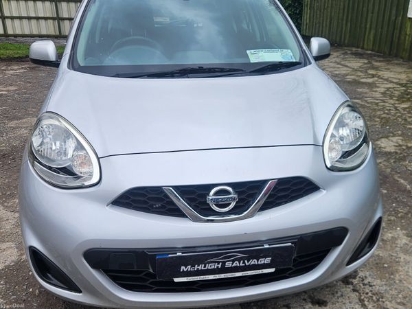 Nissan March Hatchback, Petrol, 2017, Silver