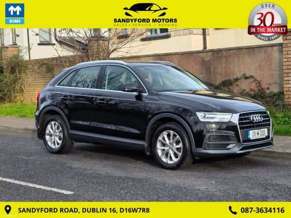 Audi Q3 Hatchback, Diesel, 2017, Black