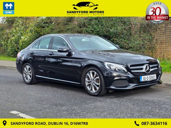 Mercedes-Benz C-Class Saloon, Diesel, 2016, Black