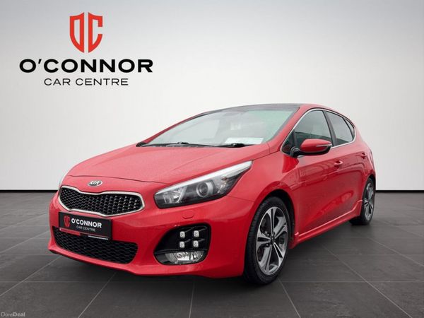 Kia Ceed Hatchback, Petrol, 2017, Red