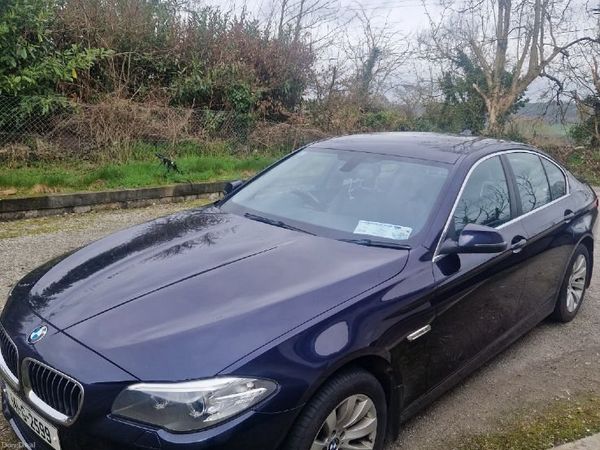 BMW 5-Series Saloon, Diesel, 2014, Blue