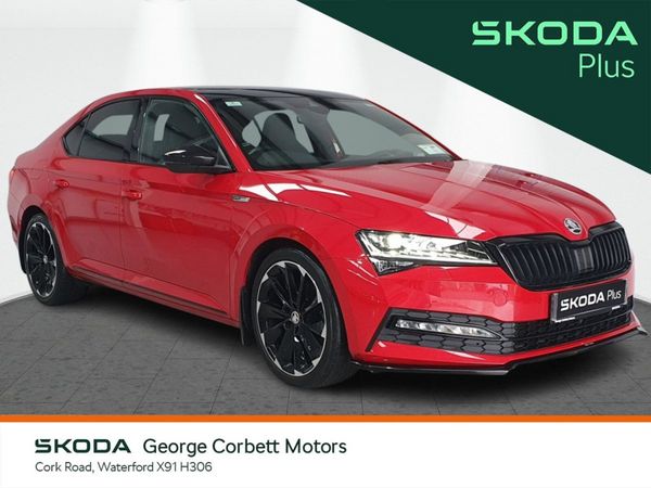 Skoda Superb Saloon, Diesel, 2023, Red