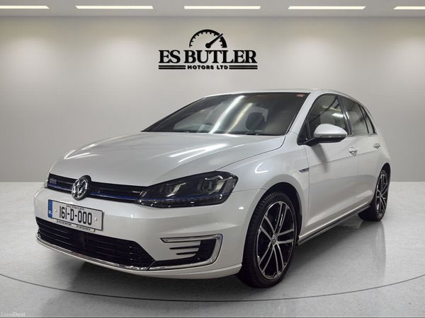 Volkswagen Golf Hatchback, Petrol Plug-in Hybrid, 2016, White