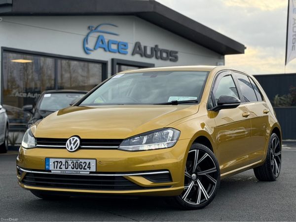 Volkswagen Golf Hatchback, Diesel, 2017, Yellow