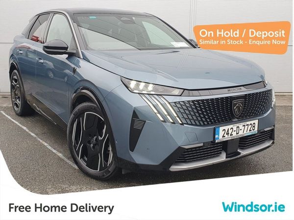 Peugeot 3008 SUV, Electric, 2024, Blue