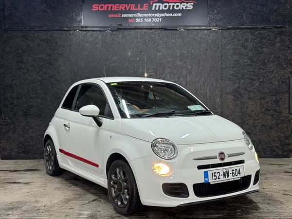 Fiat 500 Hatchback, Petrol, 2015, White