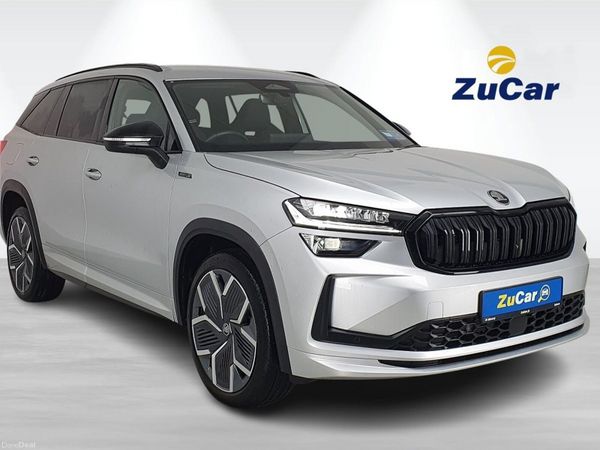 Skoda Kodiaq SUV, Petrol Plug-in Hybrid, 2025, Silver