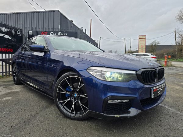 BMW 5-Series Saloon, Diesel, 2017, Blue