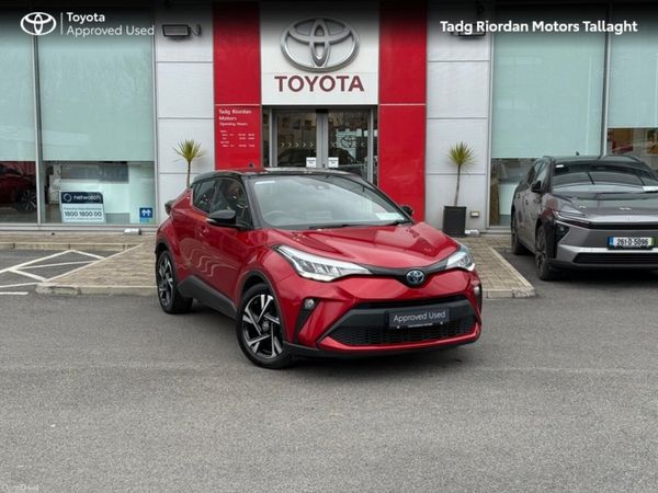 Toyota C-HR SUV, Petrol Hybrid, 2022, Red