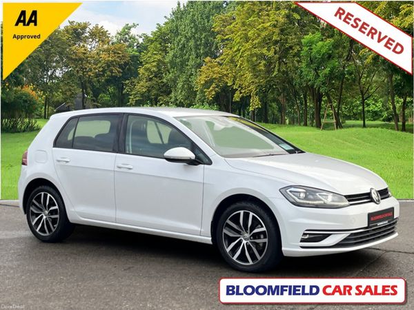 Volkswagen Golf Hatchback, Petrol, 2019, White