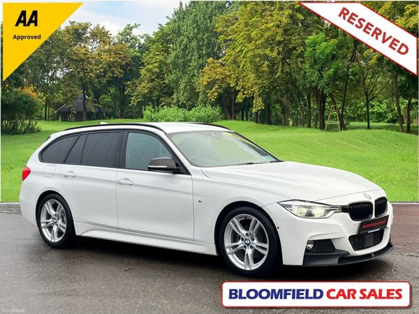 BMW 3-Series Estate, Diesel, 2016, White