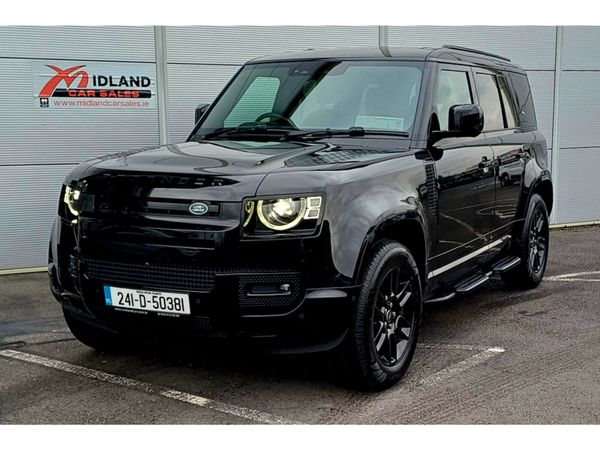Land Rover Defender Estate, Petrol Hybrid, 2024, Black