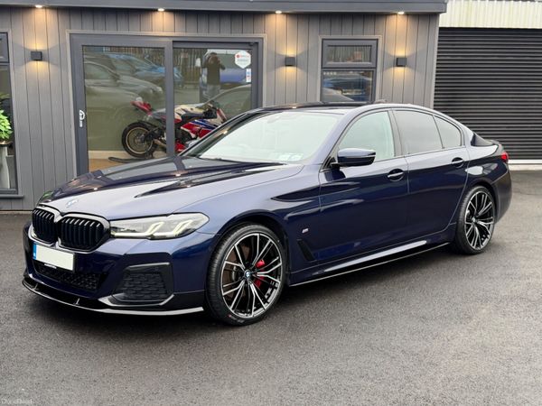 BMW 5-Series Saloon, Diesel, 2020, Blue