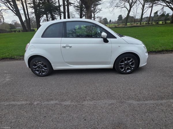 Fiat 500 Hatchback, Petrol, 2015, White