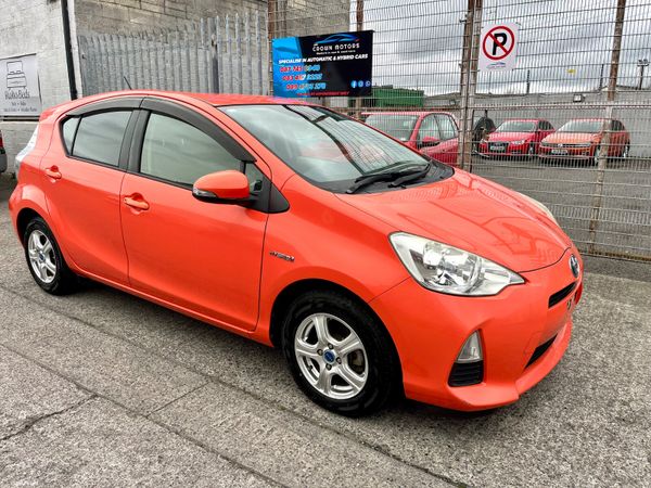 Toyota Aqua Hatchback, Petrol Hybrid, 2013, Orange
