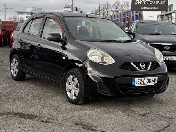 Nissan March Hatchback, Petrol, 2015, Black