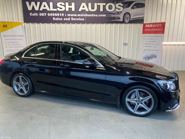 Mercedes-Benz C-Class Saloon, Petrol, 2018, Black