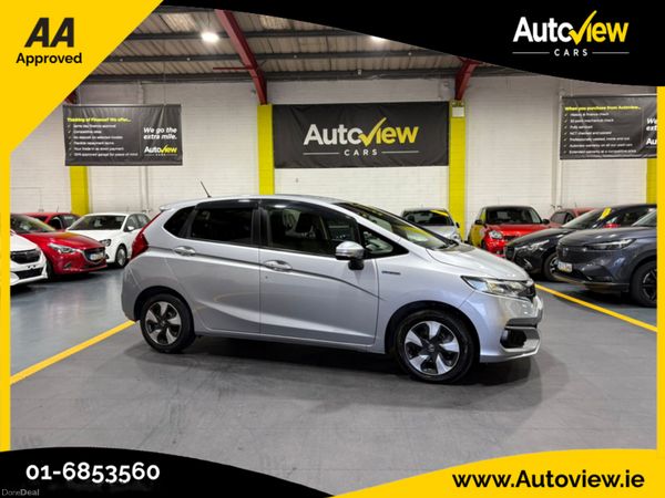 Honda Fit Hatchback, Petrol Hybrid, 2018, Silver