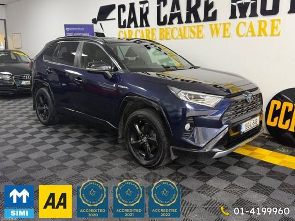 Toyota RAV4 Estate, Petrol Hybrid, 2019, Blue