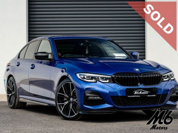 BMW 3-Series Saloon, Petrol Hybrid, 2021, Blue