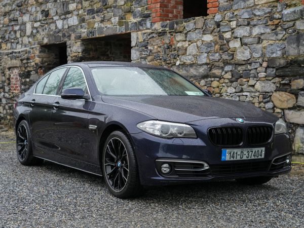 BMW 5-Series Saloon, Diesel, 2014, Blue