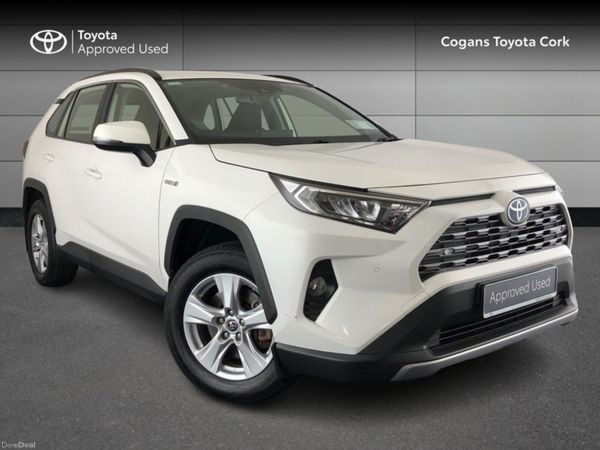 Toyota RAV4 SUV, Petrol Hybrid, 2019, White