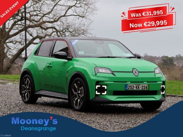 Renault 5 Hatchback, Electric, 2025, Green
