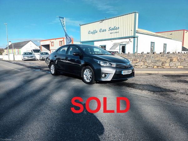 Toyota Corolla Saloon, Petrol, 2015, Grey