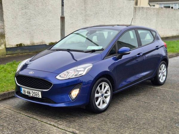 Ford Fiesta Hatchback, Petrol, 2018, Blue